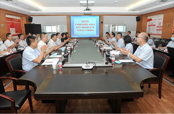 榆林市政法委书记、榆林高新区党工委书记张守华一行深刻NG28调查调研